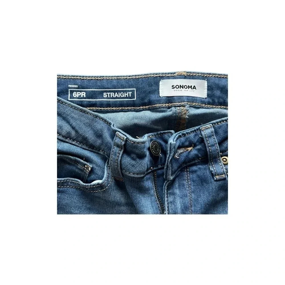 Sonoma Goods for Life straight leg jeans Women’s 6PR - Picture 5 of 9